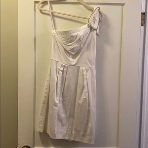 One-Shoulder White Mini Dress *Brand New*